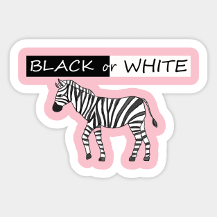 zebra cool funny Sticker